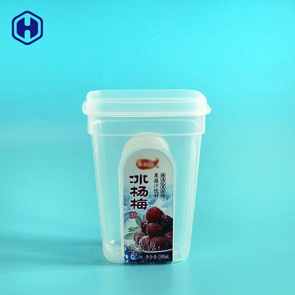 Quality Hot Filling Square Plastic Food Containers Leakage Proof Microwavable for sale
