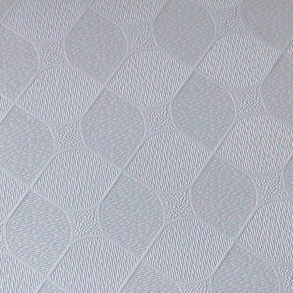Quality Square Edge Plastic PVC Gypsum Ceiling , Soundproof PVC Laminated Ceiling Tiles for sale
