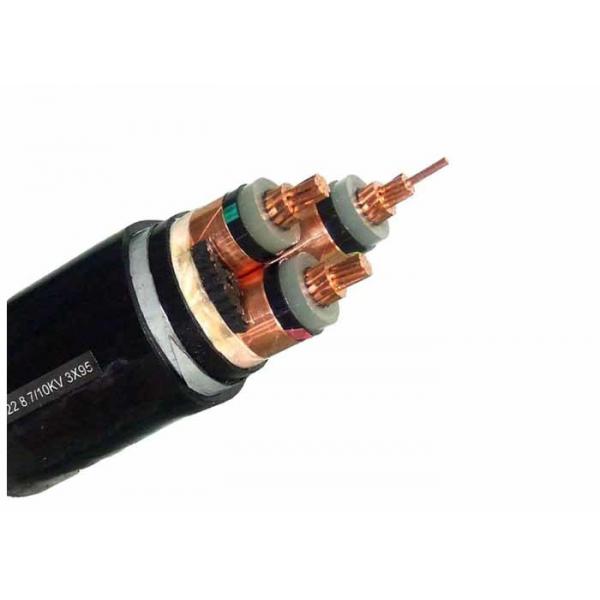 Quality Armoured Electrical Cable HT  3 Core X 185mm 2 Copper , Armored Electrical Cable for sale