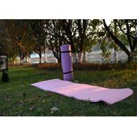 China Purple Extra Thick Yoga Mat Non Slip Yoga Mat For Pilates Exercises factory