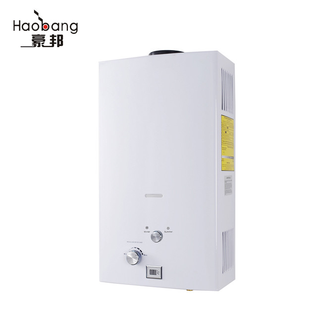 China 10L 2.64GPM Gas Water Heater System 2 Knob Solar Water Heating factory