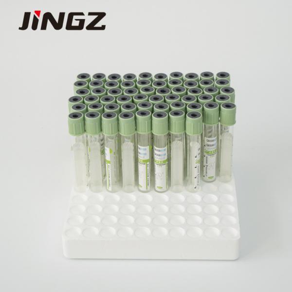 Quality ISO9001 Light Green Cap Blood Sample Collection Tube 13×75mm for sale