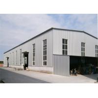 Quality Metal Outdoor Storage Buildings , Large Trussed Lightweight Steel Frame Building for sale
