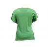 China Ladies Short Sleeve T Shirts , Womens Green Shirt Blouse Hollow Embroidery Lace Inside factory