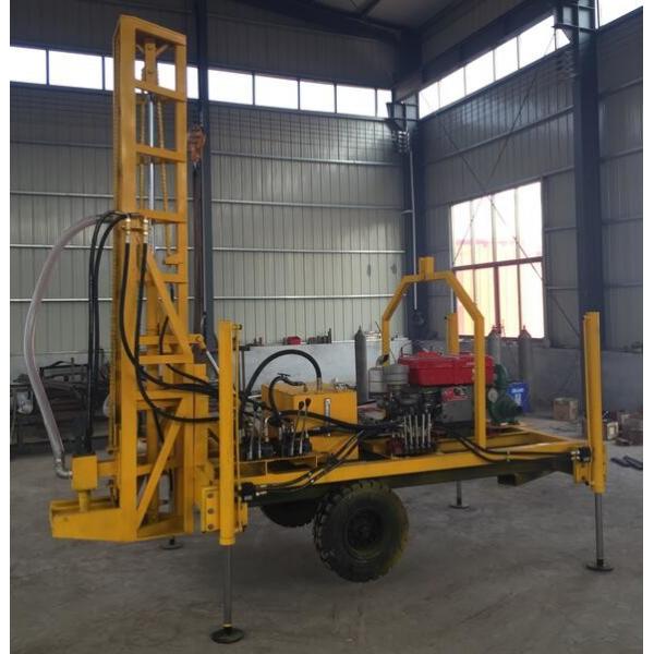 Quality 90r/Min 18.5kw Well Drilling Machine Trailer Mounted for sale