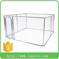 China Large outdoor galvanized dog kennel dog run fence wholesale factory