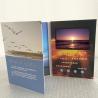 China 1024*600 HD IPS Video In Print Brochure , Custom Greeting Card With Video Screen factory