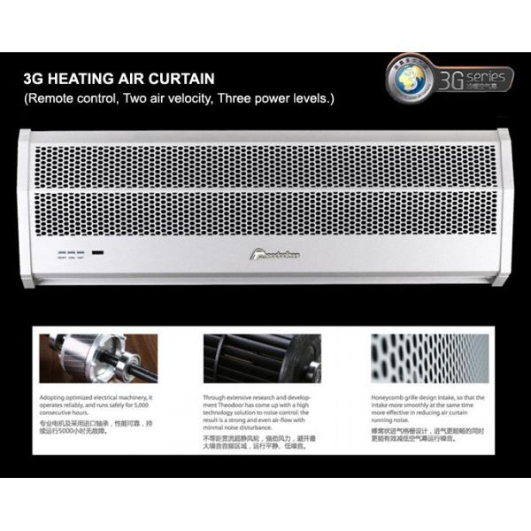 Quality Factory Compact Overhead Door Air Curtains With PTC Electric Heater for sale