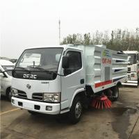 China Dongfeng Vacuum Street Road Sweeper Truck 4x2 4.2m3 Dust Bin factory