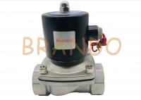 China Silver Water Solenoid Valve 2S-400-40 / Stainless Steel Solenoid Valve Direct Drive factory