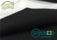 China 100% Polyester Bonded Interlining , Bump Interlining For Garments factory