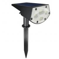Quality IP44 ABS Solar Powered LED Lights 1800mah Lithium 18650 Battery 29x11.5x14.2Cm for sale