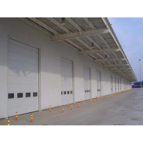 Quality High Sustainable Industrial Sectional Overhead Door Double Layer Steel Plate Wholesale Economic Big Size Insulated door for sale