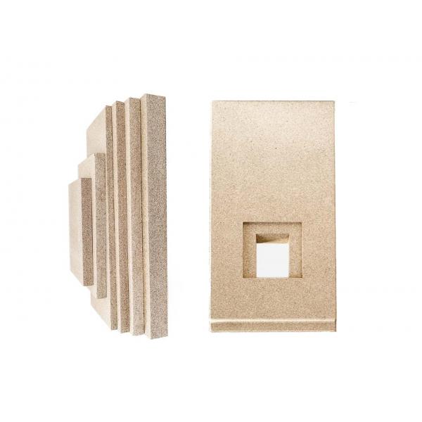 Quality 0.11-0.29W/M.K Refractory Insulation Board With SiO2 Chemical Composition for sale
