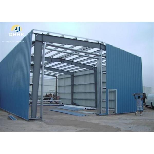 Quality Prefab Metal Building Q235 Warehouse Steel Structure Sound Proof for sale