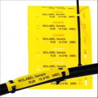 China Yellow PUR Heat Shrink Cable Markers Wire Labels 30mpa factory