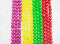 China Semi Precious Gemstone Beads, Red / Green / Yellow / Purple Dyed Jade Bead factory