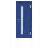 China UL Listed 1.5 Hours Steel Fire Escape Doors Powder Coated factory