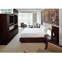China Oman JW Marriot Muscat Hotel King Room Walnut Veneer Furniture Sets Large Space Economic Design factory