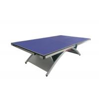 China 2740*1525*760 mm Competition Table Tennis Table Rainbow Leg Standard Size With Ball And Bats Holder factory