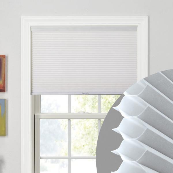 Quality Cordless Double Pleated Intelligent Window Blinds Day Night Honeycomb Style for sale