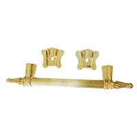 Quality Golden / Bronze Wholesale Coffin Handles , Coffin Fittings High Durability for sale
