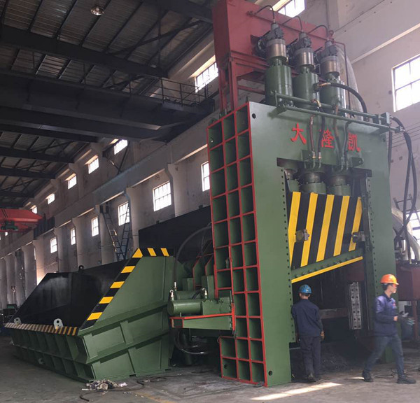 Quality 380V 3PH 50Hz Scrap Baler Machine 400 - 1250 Ton Max Cutting Force Available for sale