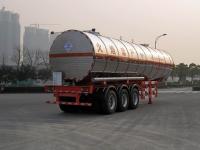 China Stainless Steel Gas Tanker Truck Trailer For 39500L Propylene Oxide delivery factory