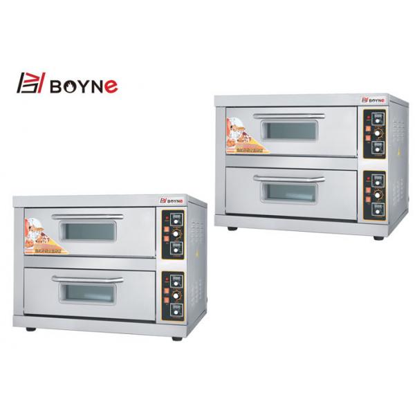 Quality Full Stainless Steel Electric Two Deck Two Tray Oven Digital Temperature Controller for sale