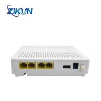 Quality 12V DC 1A XG PON ONU 4GE 2USB GPON ONT WIFI Router Supports L3 Function for sale