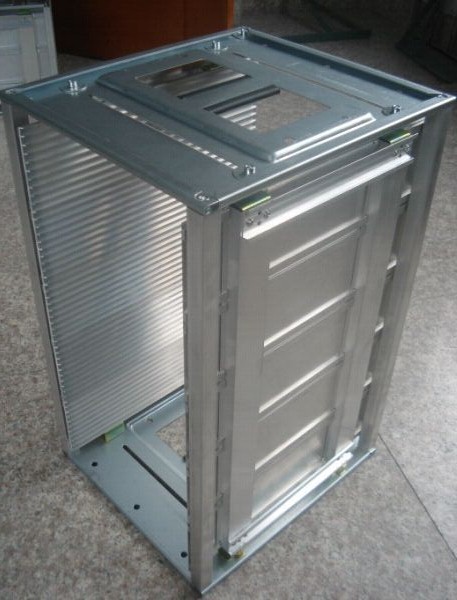 Quality Anti Static Aluminum Alloy ESD SMT Magazine metal Rack Size 355 * 320 * 563 mm for sale