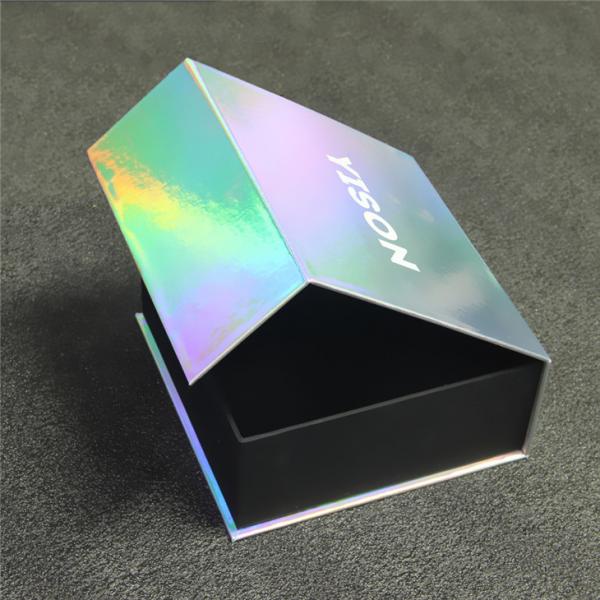 Quality Luxury Hologram Printing Gift Boxes / Custom Holographic Packaging Box for sale