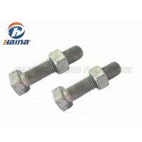 China Hot Dip Galvanized carbon steel 4.8 8.8 Hex head bolt and washers factory