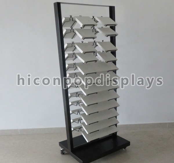 China Acrylic Floor Tiles Display Racks for sale