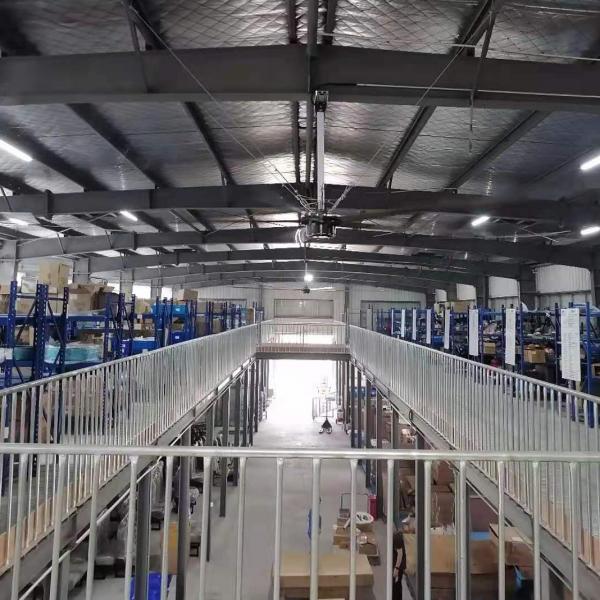 Quality High Efficiency Big Industrial HVLS Fans Big 7.1m 1.5kw Warehouse Ceiling Fans for sale