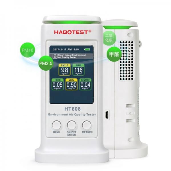Quality Indoor Outdoor PM2.5 HT608 Air Quality Detector for sale
