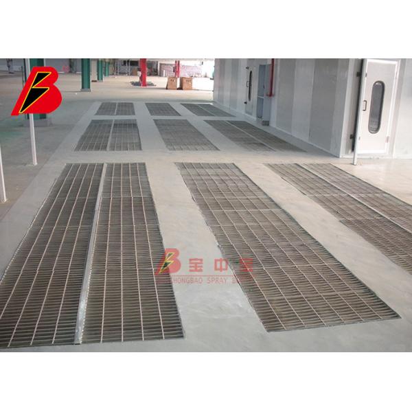 Quality Floor Chain Automatic Steel 2.5m min Substrate Automotive Spray Booth for sale
