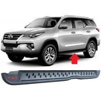 Quality Toyota Fortuner 2016 2018 Steel Side Step Bars TRD Style Replacement Parts for sale