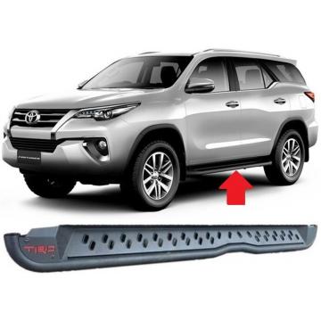 Quality Toyota Fortuner 2016 2018 Steel Side Step Bars TRD Style Replacement Parts for sale