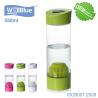 China Green Color Portable Small Alkaline Water Bottle 550ml For Water Filtration factory