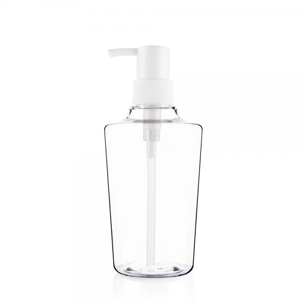 Quality Sustainable Unique Shape 400ML Shampoo Pump Dispenser Bottles for sale