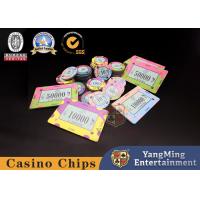 China High Temp Heat Transfer Printing Casino Poker Chips For Texas Poker Competitions factory