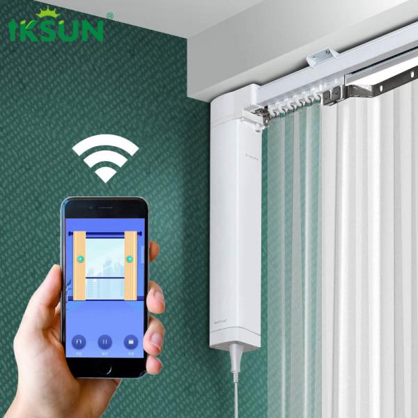 Quality Smart Motorized Curtain Track System , Wifi Automated Curtain Rails for sale