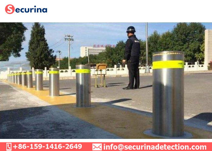 China Automatic Outdoor Security Bollards Hydraulic Pressure Technologies Remote factory