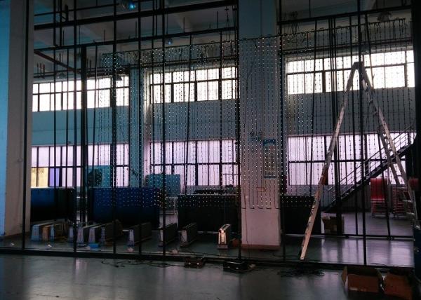 Digital Dynamic Transparent Led Screen P84 See Through Led Curtain