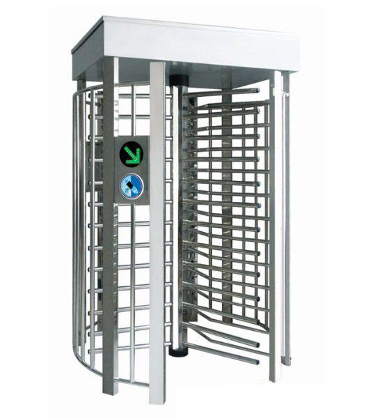 Quality 500mm Barrier Full Height Turnstile Security Gate RS232 Interface for sale