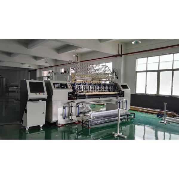 Quality 4.5kw Automated Multi Needle Quilting Machine 96 Inches Low Vibration for sale