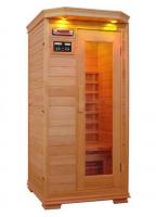 China Dry Steam Portable Sauna Room , Solid Wood Infrared Sauna Room 3 Years Warranty factory