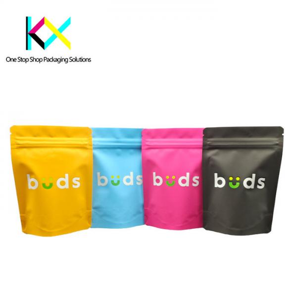 Quality Multiple SKus Digital Printed Packaging Bags Spot UV Glossy Stand Up Pouches 130um for sale