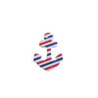 China Navy Stripe Anchor Design Edible Decorations For Kids Party OEM Available for sale